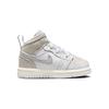 Air Jordan 1 Mid SE Craft TD Inside Out - White Sail Baby Sneakers Cream Light-Orewood-Brown Tech-Grey FB9140-120