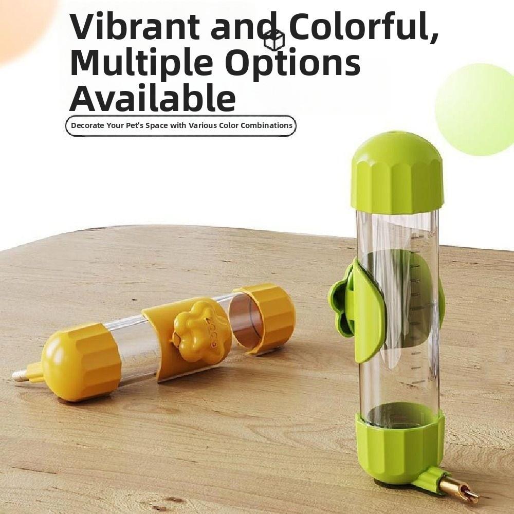 200ml Automatic Bird Water Feeder Detachable Leak Proof Parrot Drinking Fountain No Drip Wall Mount Bird Water Dispenser