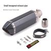 Hexagonal Exhaust Pipe for Motorcycles: Ninja 250, CBR500R, R3, GSX1000