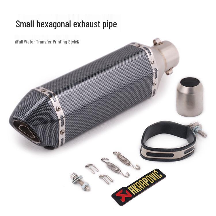 Hexagonal Exhaust Pipe for Motorcycles: Ninja 250, CBR500R, R3, GSX1000