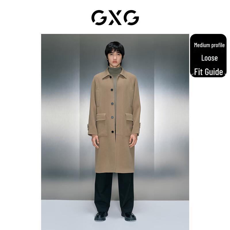 

GXG Men s Wool Blend Longline Overcoat M