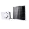 Solar Exhaust Fan, 20W Solar Powered 6in Exhaust Fan Kit with Automatic Speed Adjustment for Greenhouse Circulation, Chicken Coop, Shed, barn, Outsid