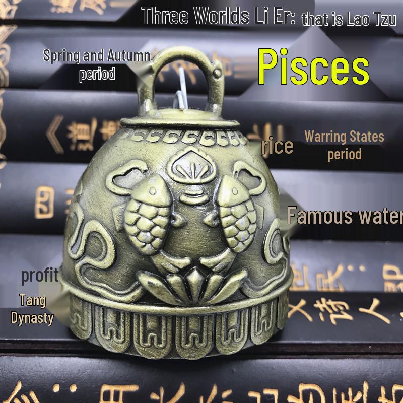 Vintage Dragon Bell Wind Chime: Antique Alloy Pendant, Crisp & Loud Sound