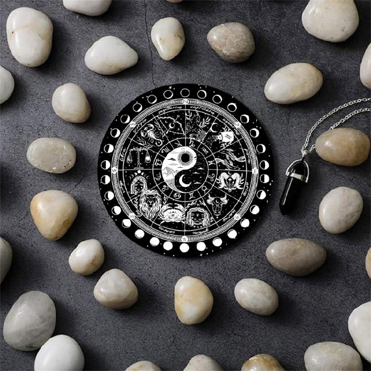 Healings Stone Energy Generators Altars Tarots Symbol Moonphase Altars Tarots Card Pad Dowsing Pendulums Ceremony Mat