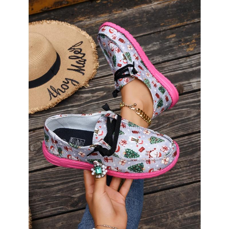 Lace-up Flat Plus-size Sneakers Women's Fall 2025 New Casual Graffiti Color-blocking Low-top Shoes