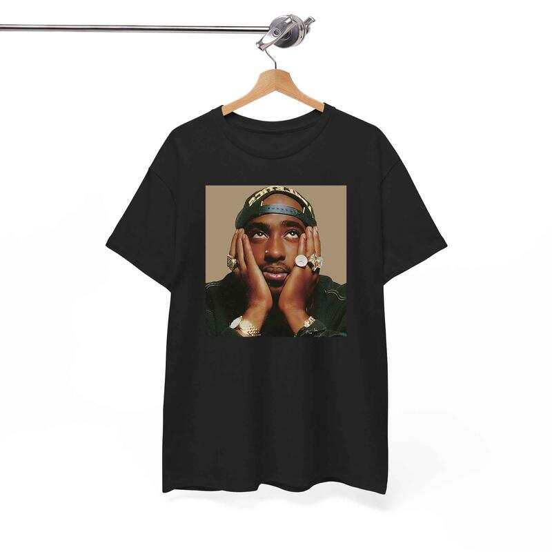 

2PAC Rapper Unisex T-Shirts, featuring hip-hop legends and pioneers. M