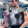 Dual Channel Animal Horse Masturbation Cup Soft Silicone Male Masturbator Realistic Vagina Prostate Massage Adult Sex Toy