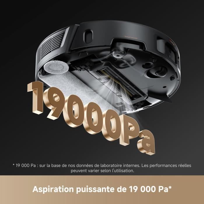 Aspirateur Robot Laveur - MOVA Z50 Ultra - Puissante Aspiration de 19 000 Pa - Détection Multiple de la saleté en Temps réel