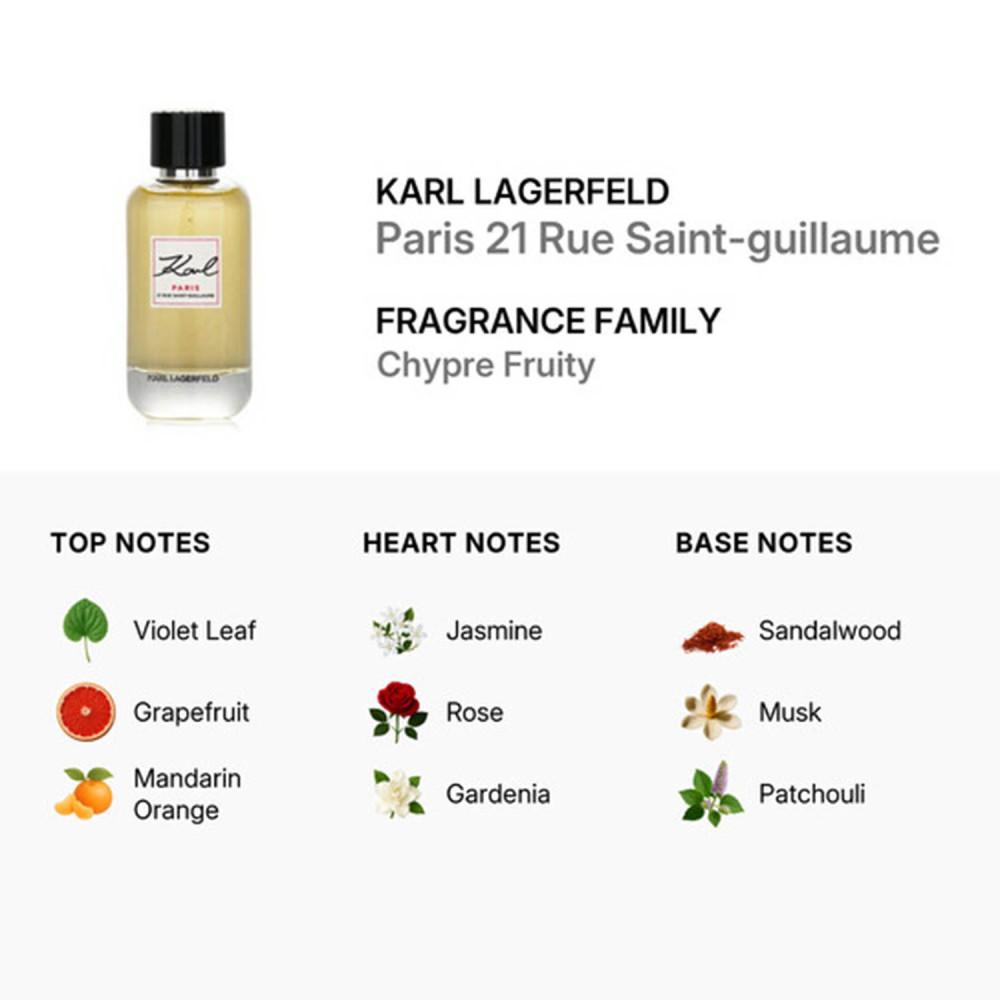 Karl Lagerfeld - Eau de Parfum Paris 21 Rue Saint-Guillaume - 100 ml -