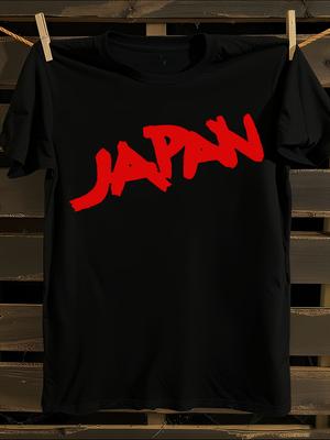 Japan Flag & JAPAN Lettering T-Shirt Mens Tshirt Womens Tshirts with Letters Print Short Sleeves T-Shirt Casual Street Tee Shirt Top