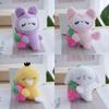 Adorable Plush Teddy Bear Keychain Soft Stuffed Animal Doll For Bags And Gifts