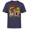 Amphibian Vintage Milf Unisex I Love Frogs Unisexs TshirtP1OrA