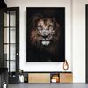 Lion letter motivational quotes art posters wild lion canvas painting modern wall art paintings for office home decor