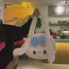 Toffee Rabbit Plush Shoulder Bag - Large Capacity, Japanese Niche Design for Female Students