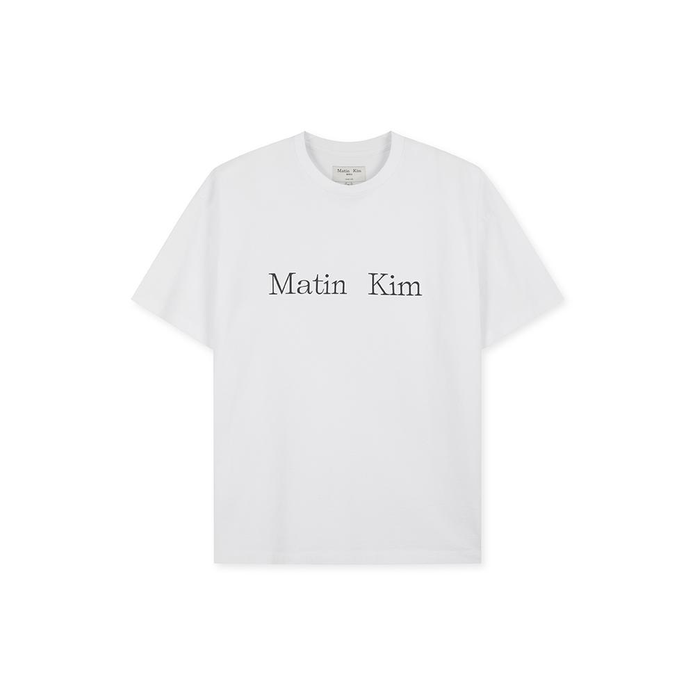 [Matinkim] Logo Top in White L