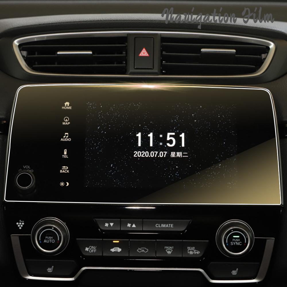 For Honda CR-V CRV 5th 2017 2018 2019 2020 LHD GPS Navigation Screen Film Screen Tempered Glass Protective Film Accessories
