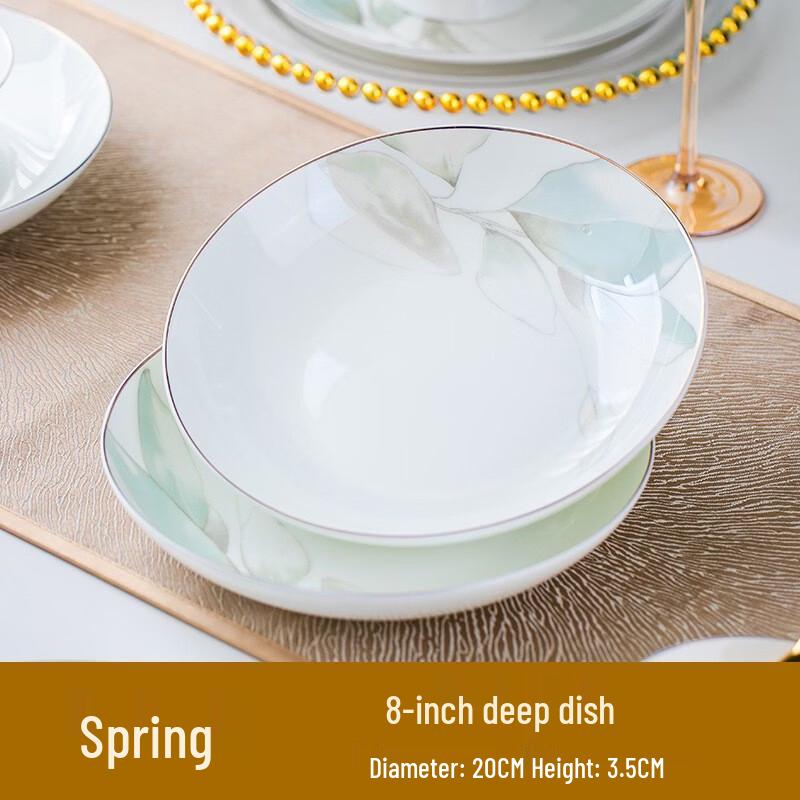 Premium Bone China High-Foot Bowl