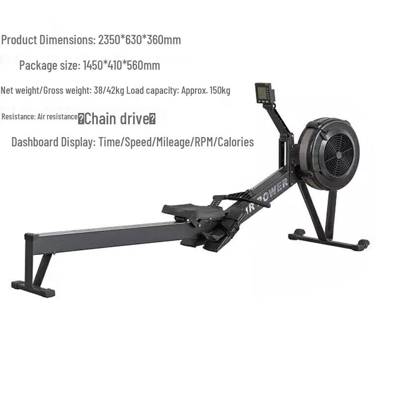 Yimai AB-7 Foldable Air Resistance Rowing Machine