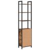 Bookshelf Smoked Oak 40 x 24 x 161 cm Particleboard