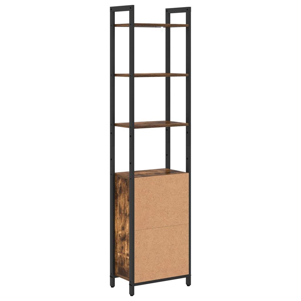 Bookshelf Smoked Oak 40 x 24 x 161 cm Particleboard
