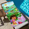 CUTE D-Dora Animation E-Explorer Towel Beach Quick Dry Soft Pool Towels Gift for Travel Gym Shower Camping Sports