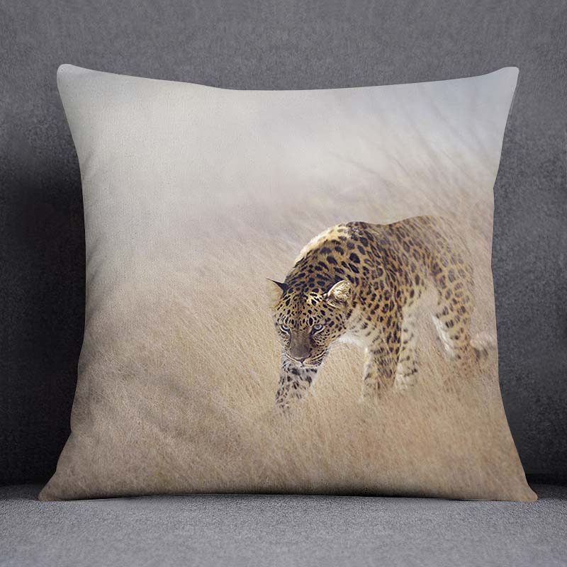 African Animal Beasts Home Decoration Pillowcase Square Pillowcase Home Office Decoration Cus On Cover