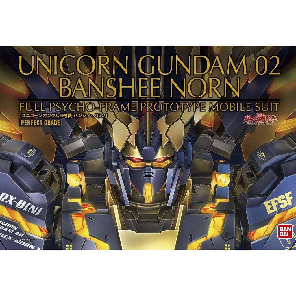 PG Mobile Suit Gundam UC RX-0N Unicorn Unit 2 Banshee Norn 1/60 Scale Pre-painted Plastic Model