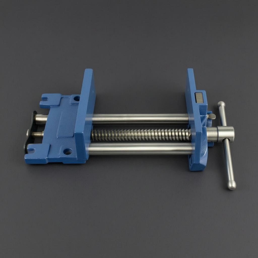 Woodworking Bench Clamp T-Handle Workbench Vise Wood Bench Vise Sturdy Workholding Tool Strong Clamping Power