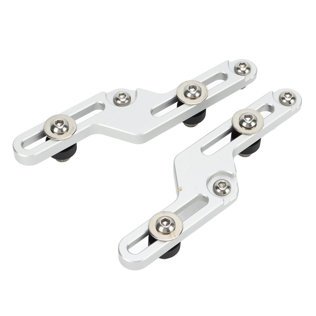 Motorcycle Windscreen Windshield Mount Bracket Kit Replacement for SUZUKI V‑STROM DL650 2017‑2020 Silver