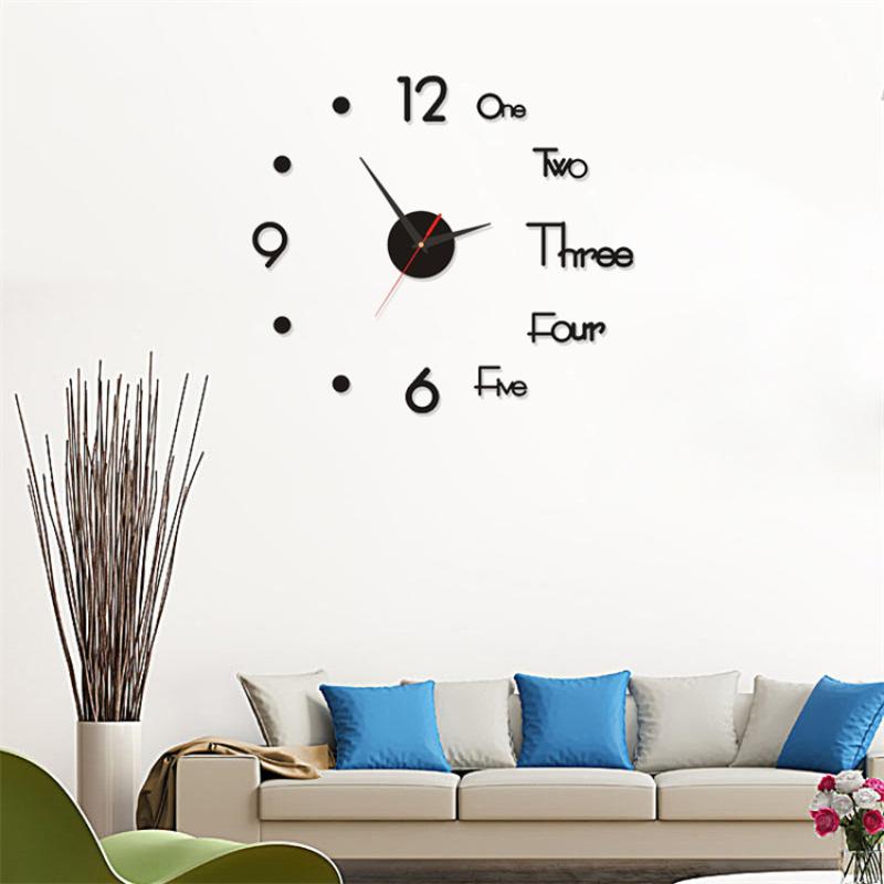 Luminous Diy Wall Clock Glow In The Dark Silent Non Ticking Perfect For Home Office Wall Decor