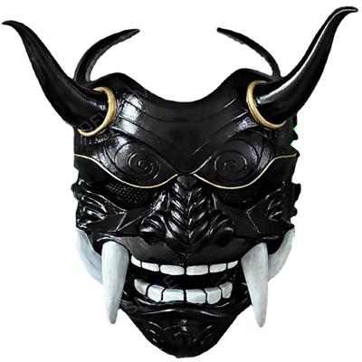 Japonský duch Hannya Halloween Masquerade Mask Prajna Half Obličejové masky Samurai