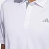Adidas Polo Shirts Men's White Polo Collar Moderate Straight Fit IA5447