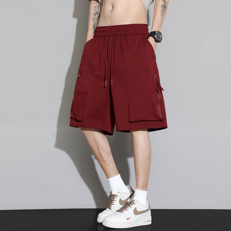 Romon Men's Summer Functional Cargo Shorts