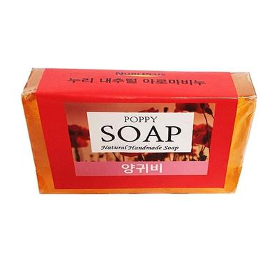 Handmade Soap with Natural Ingredients and Poppy Scent [WFJGL55_251108]