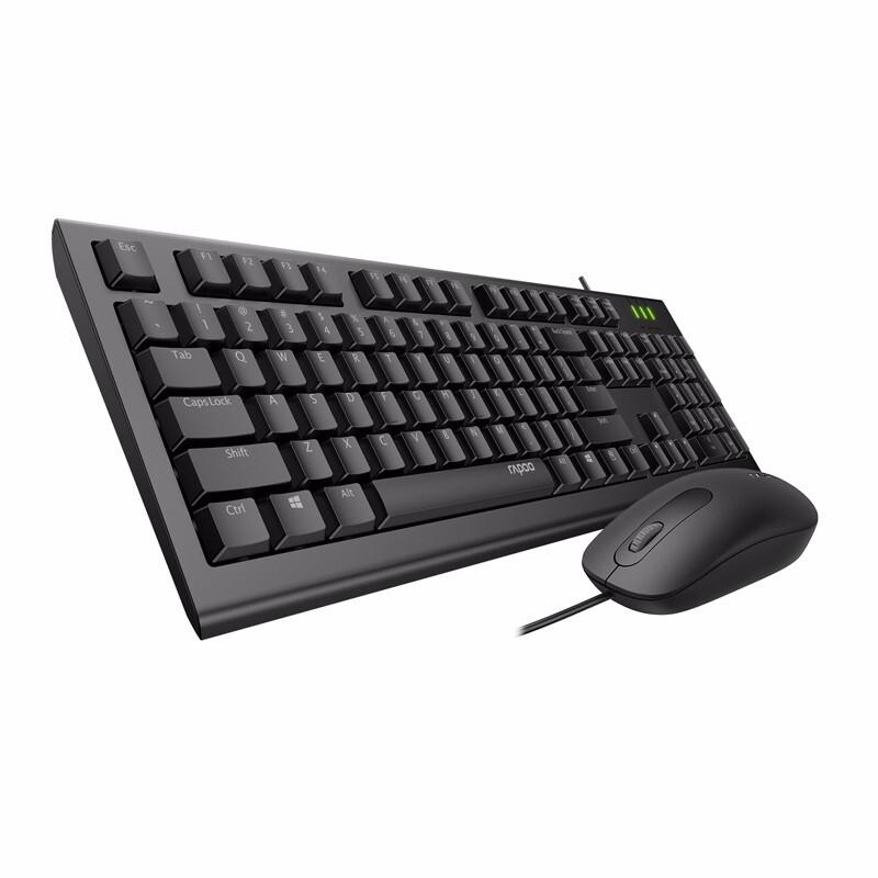 Rapoo X120pro Wired Keyboard and Mouse Combo