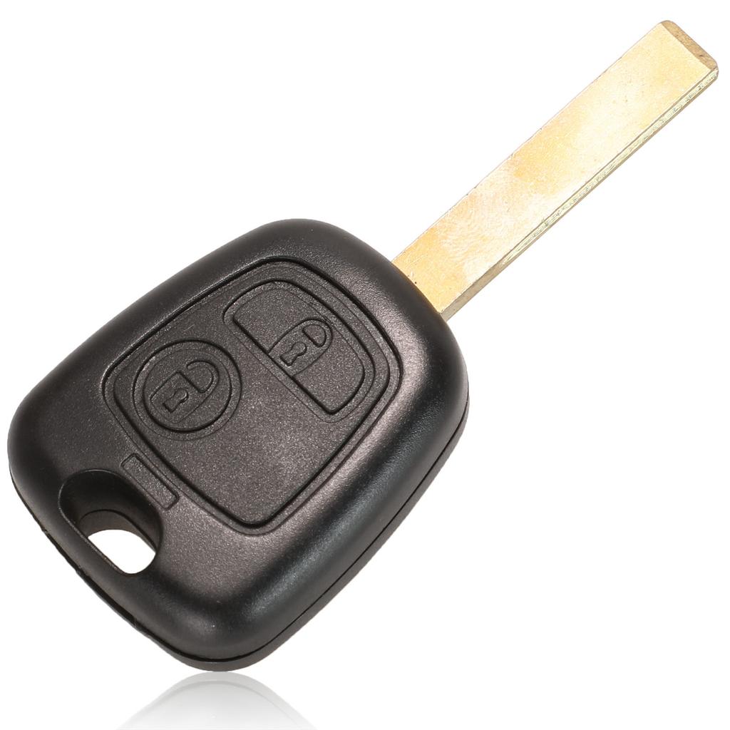 Jingyuqin Für Peugeot 107 206 207 306 307 407 Für Citroen C1 C2 C3 C4 Saxo Picasso Xsara Picasso Schlüsselhülle Fob Abdeckung Gehäuse