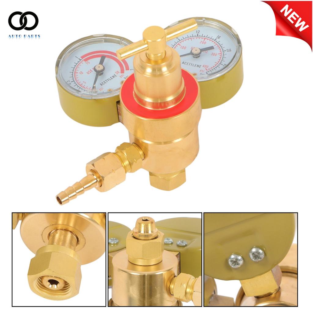 2" Dual Gauge Acetylene CGA200 Regulator 0-30PSI Outlet for Victor Torch Cutting