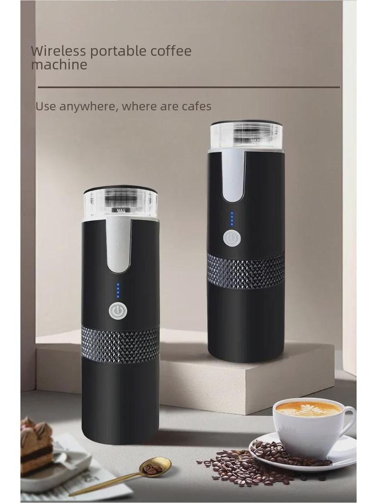Tragbare kabellose Espressomaschine: Mini K-Cup Kapsel für Outdoor-, Auto- und Reisegebrauch