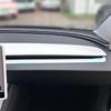 For Tesla Model 3 Highland Model Y Juniper 25 26 ABS Dashboard Cover Trim Air Outlet Panel Cover Sticker Car Interior Parts