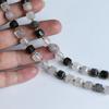 6mm Faceted Natural Crystal Gemstone Beads for DIY Jewelry & Hair Accessories