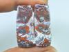 29Cts. AAA Crazy Lace Agate (11X28 Mm Each) Octagon Cabochon Matched Pair SK-3067
