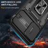 Armor Series Anti-scratch Phone Case for Samsung Galaxy A34 5G Kickstand Phone Cover with Slide Camera Protector