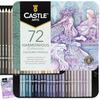 Castle Art Supplies 72 Colored Pencils - Calm Relaxing Palette