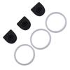 Packung mit 4/6 Silikondeckel-Ersatzteilen für Flaschen Silikonbecher Wasserdichte Ringe