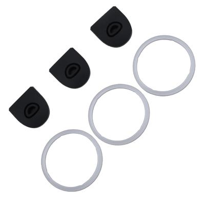 Packung mit 4/6 Silikondeckel-Ersatzteilen für Flaschen Silikonbecher Wasserdichte Ringe
