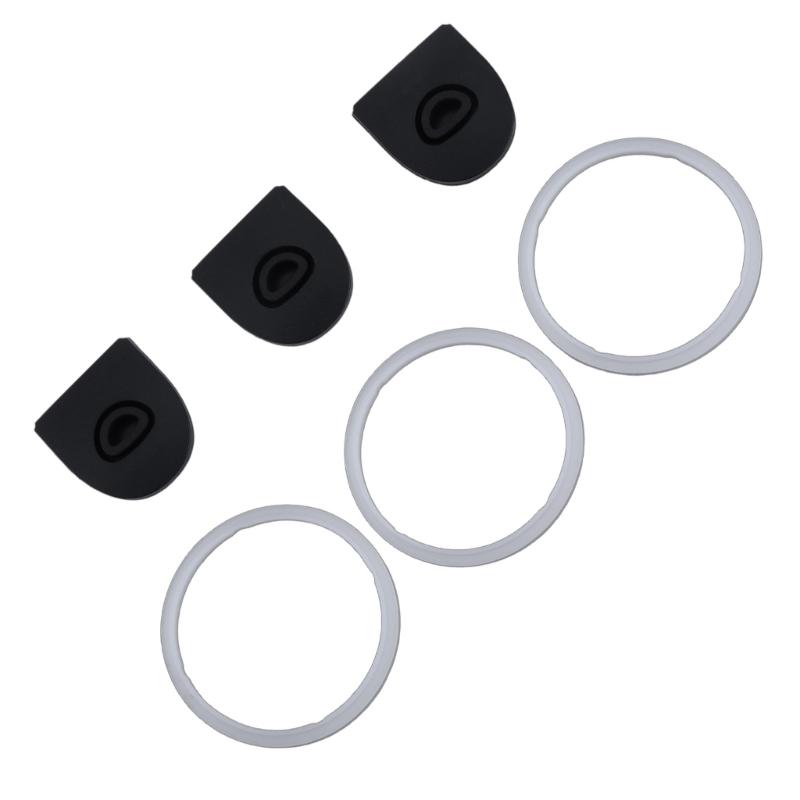 Packung mit 4/6 Silikondeckel-Ersatzteilen für Flaschen Silikonbecher Wasserdichte Ringe