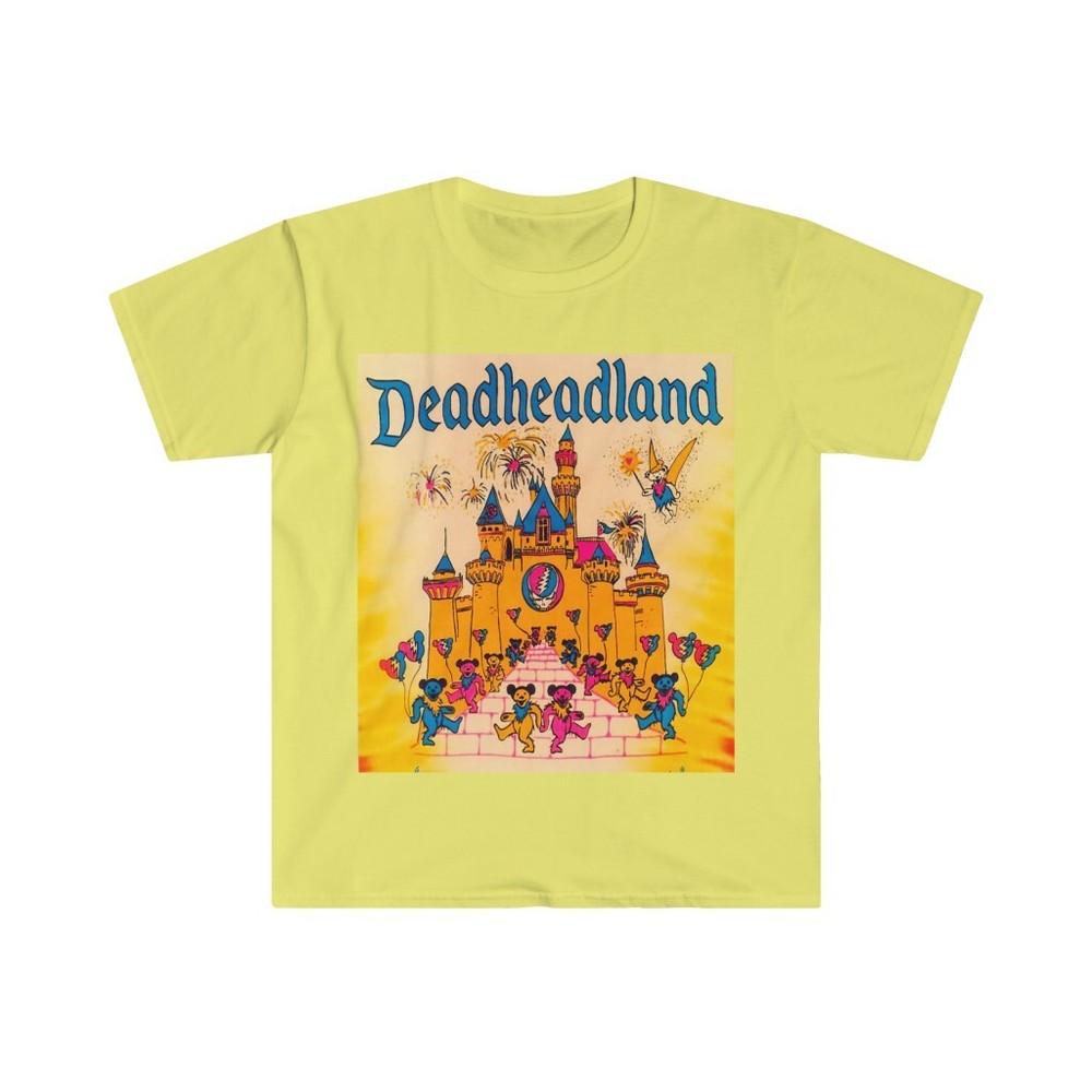 

Soft Cotton T-Shirt. Grateful Dead. Dead head land 2XL