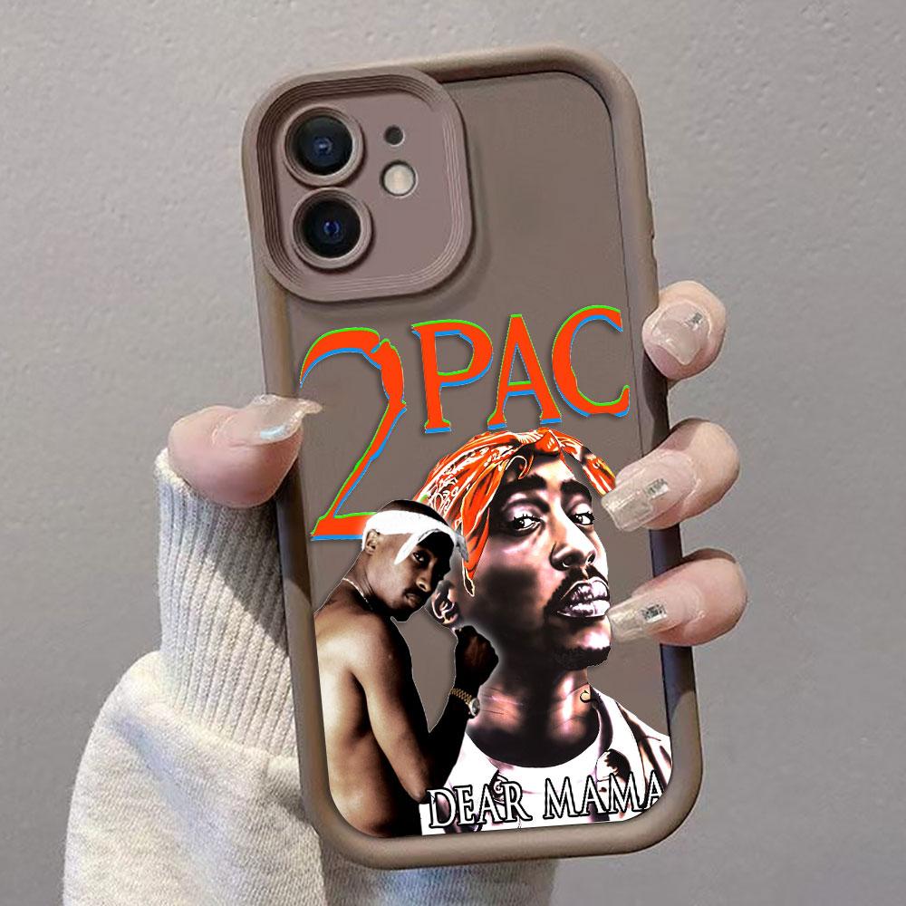 Tupac Shakur Hip Hop 2pac Cover Phone Case For Redmi NOTE 9 9S 10 10S 11 11S 11T 12 12S 13 14 PRO PLUS 4G 5G Silicone Case Shell
