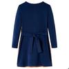 Robe sweat - vidaXL - Fille - Couleur marine - Taille élastique - Tissu léger et extensible