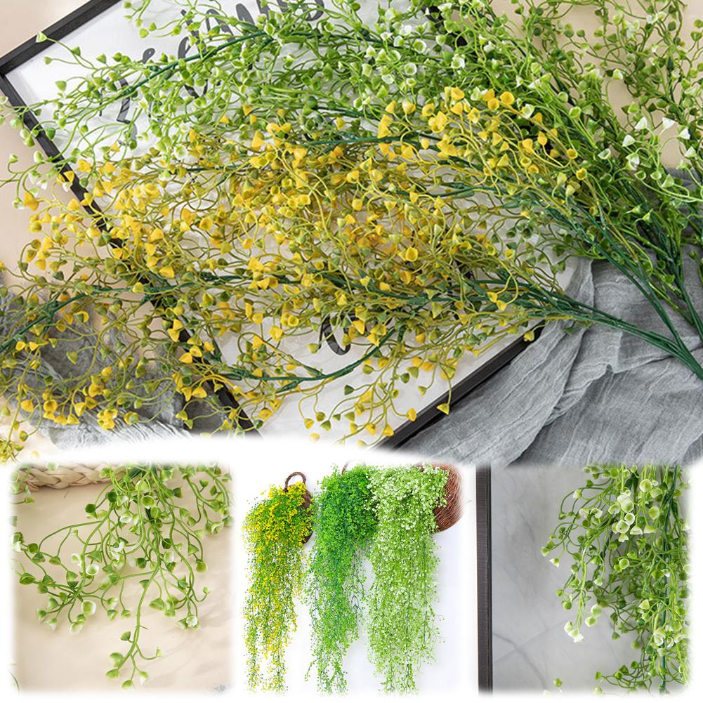80cm Artificial Admiralty Willow Wall Hanging Plant Fake Willow Vine Garland Greenery Rattan For Home Garden Balcony Decora K3Q3